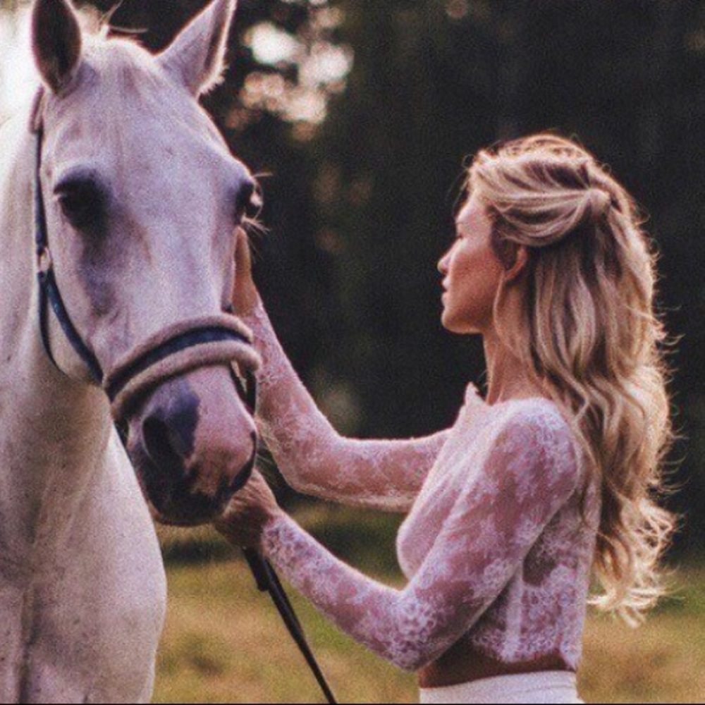 Boho Chantilly Lace Bridal Crop Top